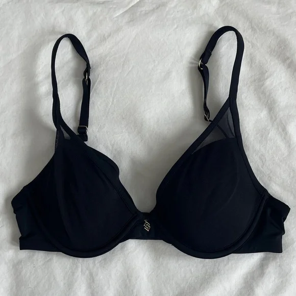 ThirdLove 24/7 Classic Uplift Plunge Bra Black 32B½ - Picture 7 of 14